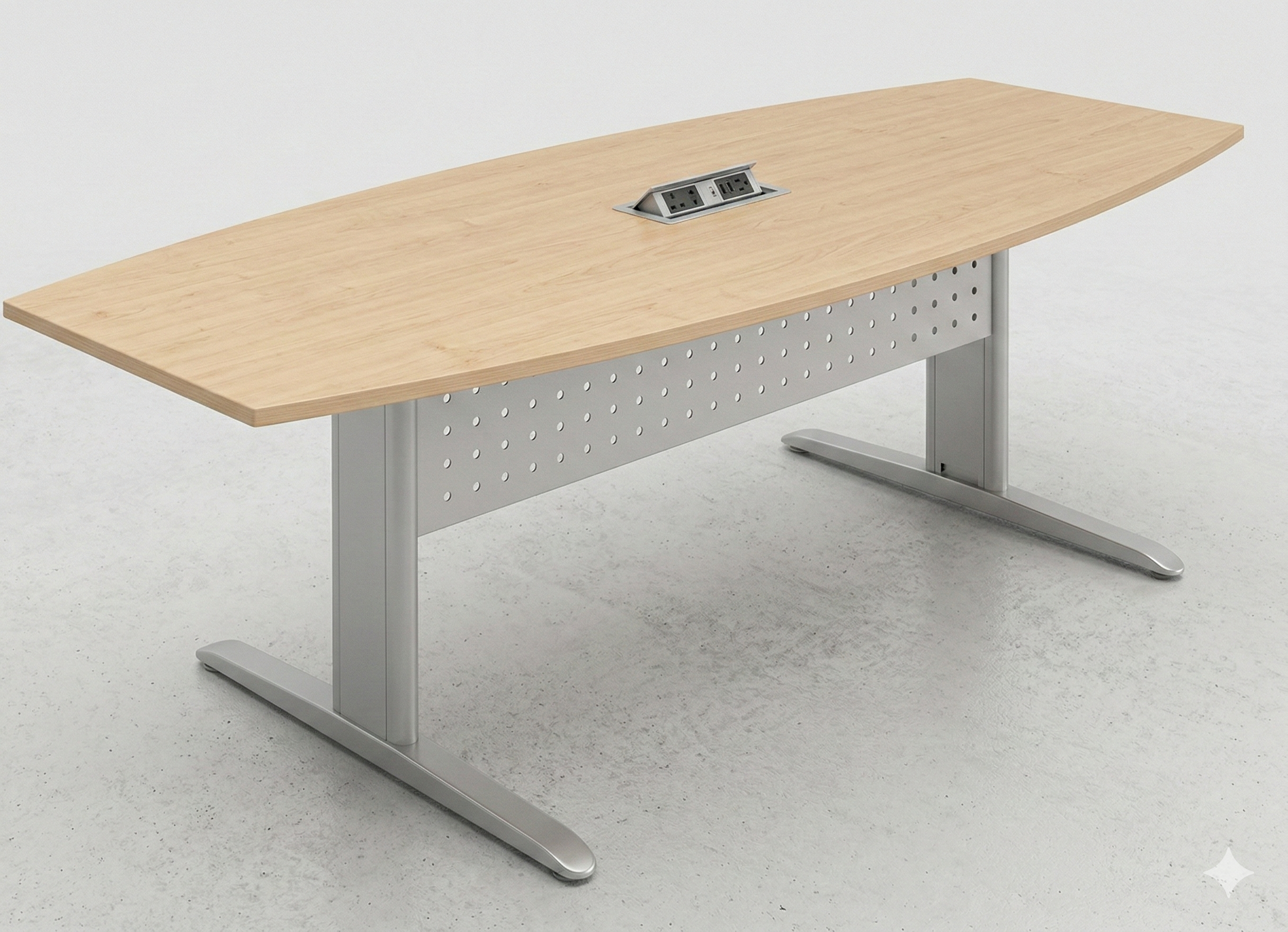 MESA REUNIÃO SEMI-OVAL